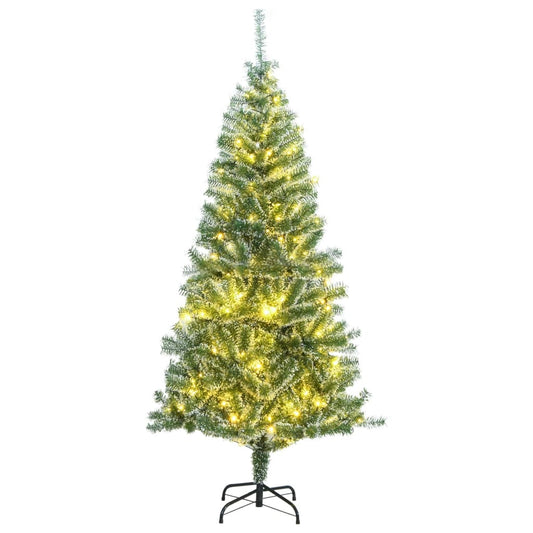 Artificial Christmas Tree 300 LEDs & Flocked Snow 70.9