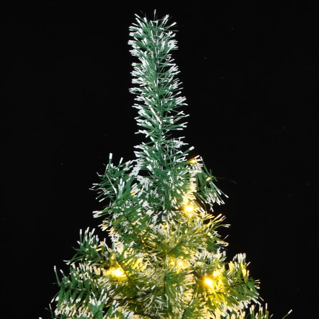 Artificial Christmas Tree 300 LEDs & Flocked Snow 70.9