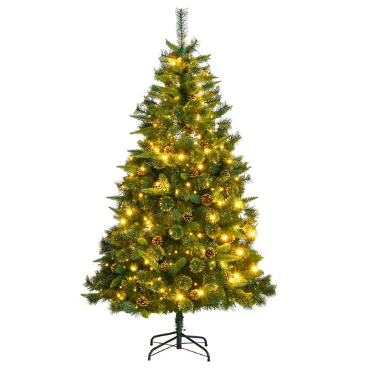 Artificial Hinged Christmas Tree 300 LEDs 94.5