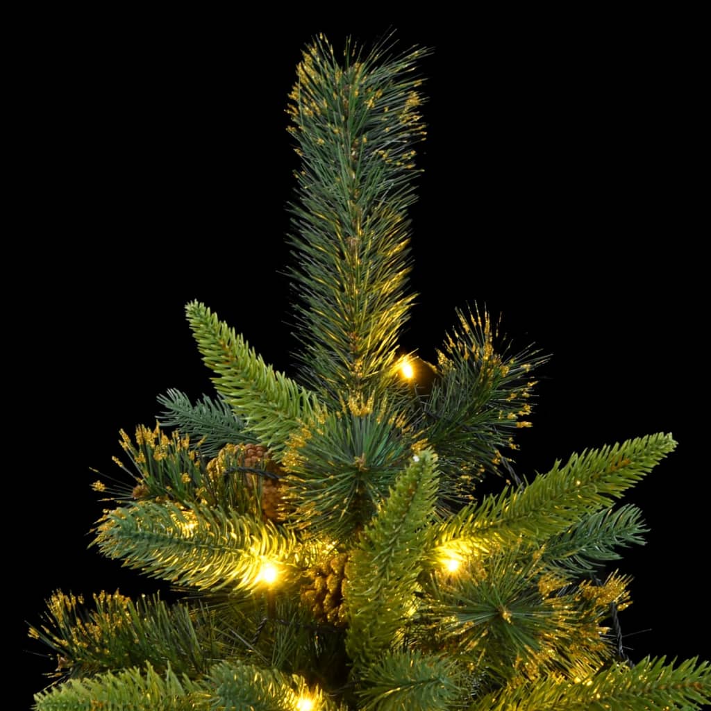 Artificial Hinged Christmas Tree 300 LEDs 94.5