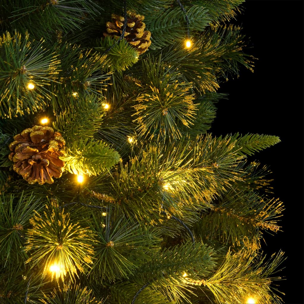 Artificial Hinged Christmas Tree 300 LEDs 94.5