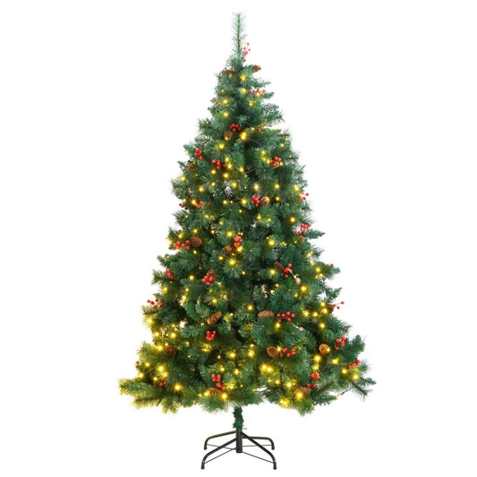 Artificial Hinged Christmas Tree 300 LEDs 70.9