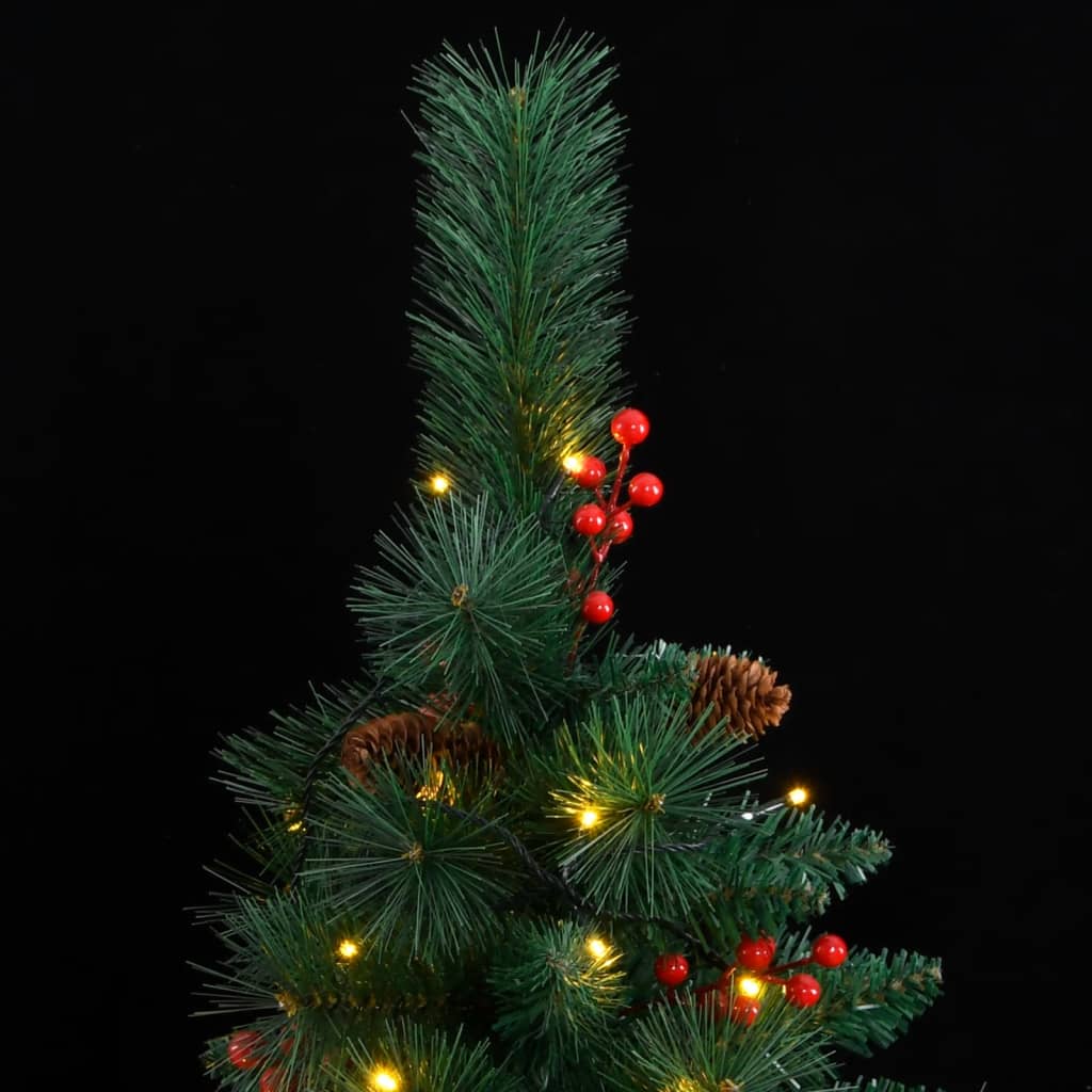 Artificial Hinged Christmas Tree 300 LEDs 94.5