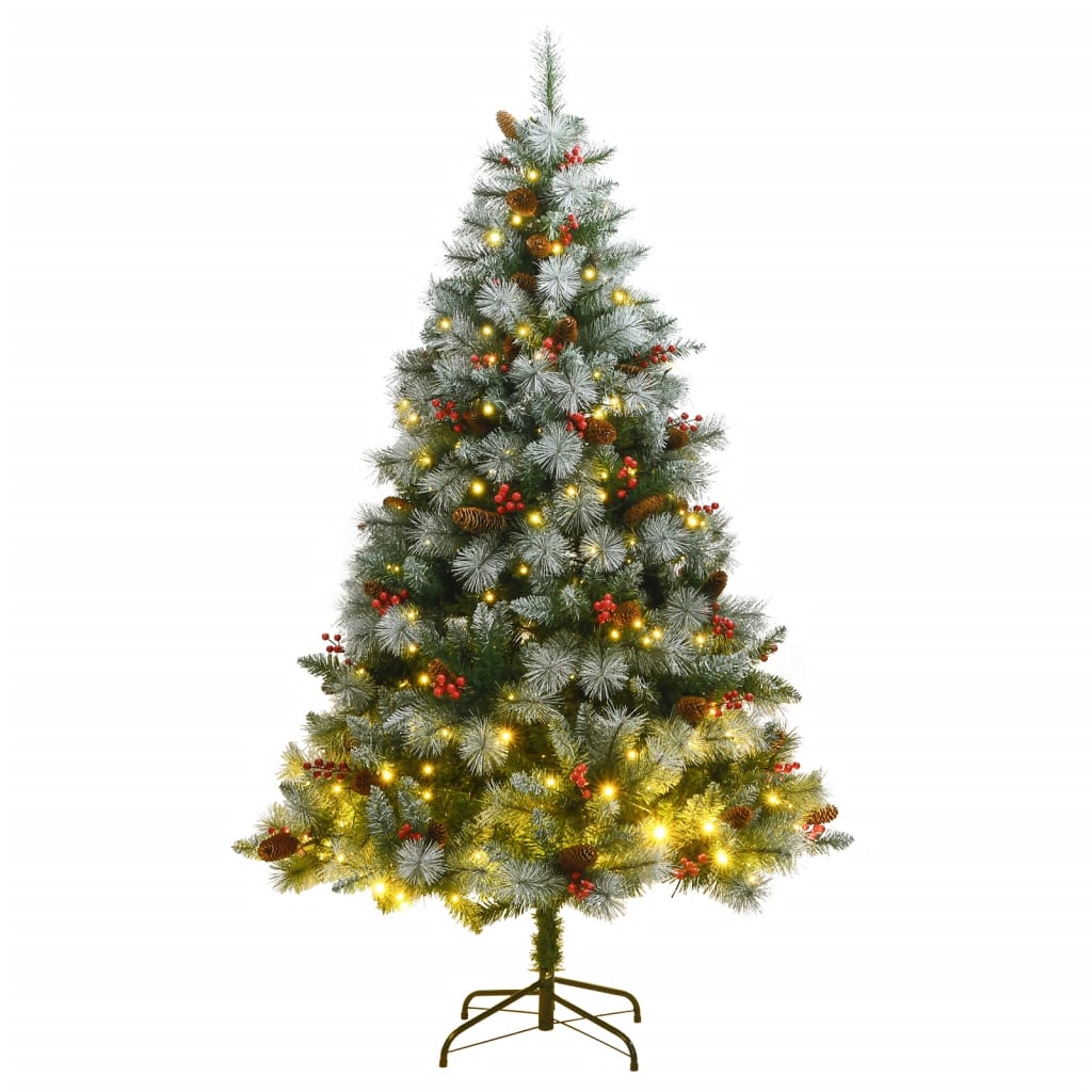 Artificial Hinged Christmas Tree 300 LEDs 94.5