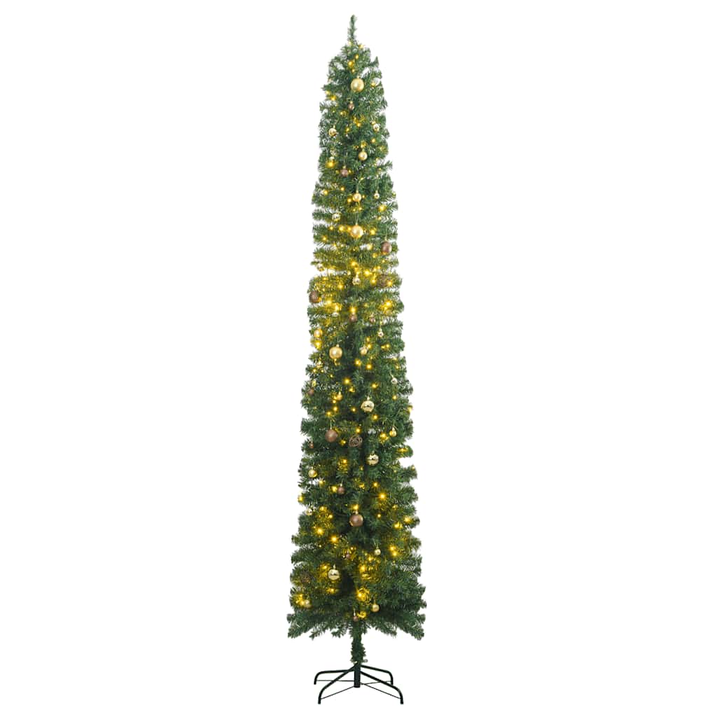 Slim Christmas Tree 300 LEDs & Ball Set 118.1