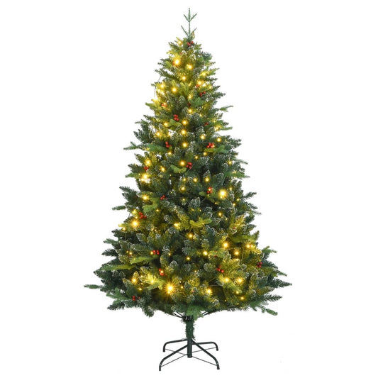 Artificial Hinged Christmas Tree 300 LEDs 70.9