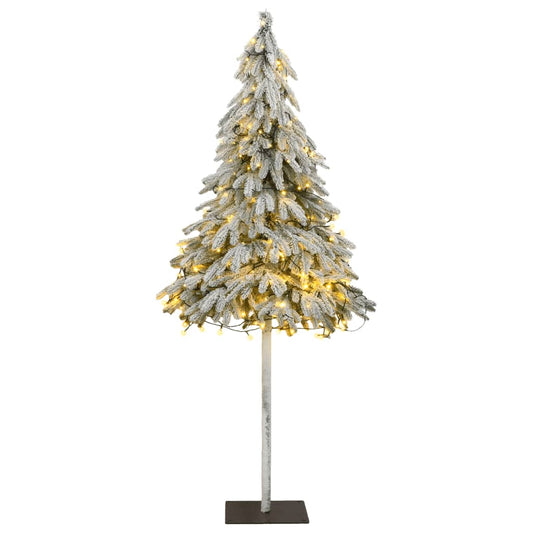 Artificial Christmas Tree 300 LEDs & Flocked Snow 70.9