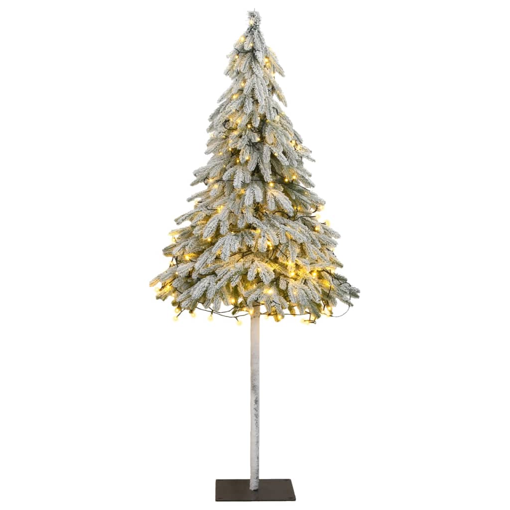 Artificial Christmas Tree 300 LEDs & Flocked Snow 82.7