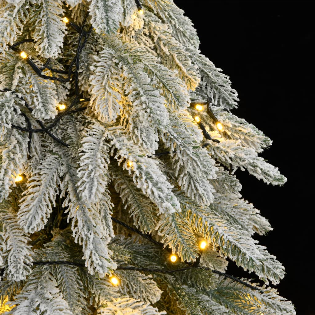 Artificial Christmas Tree 300 LEDs & Flocked Snow 82.7