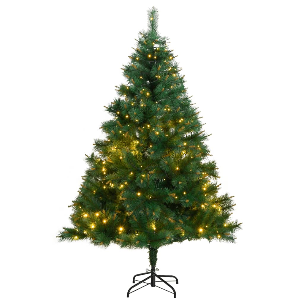 Artificial Hinged Christmas Tree 300 LEDs 70.9