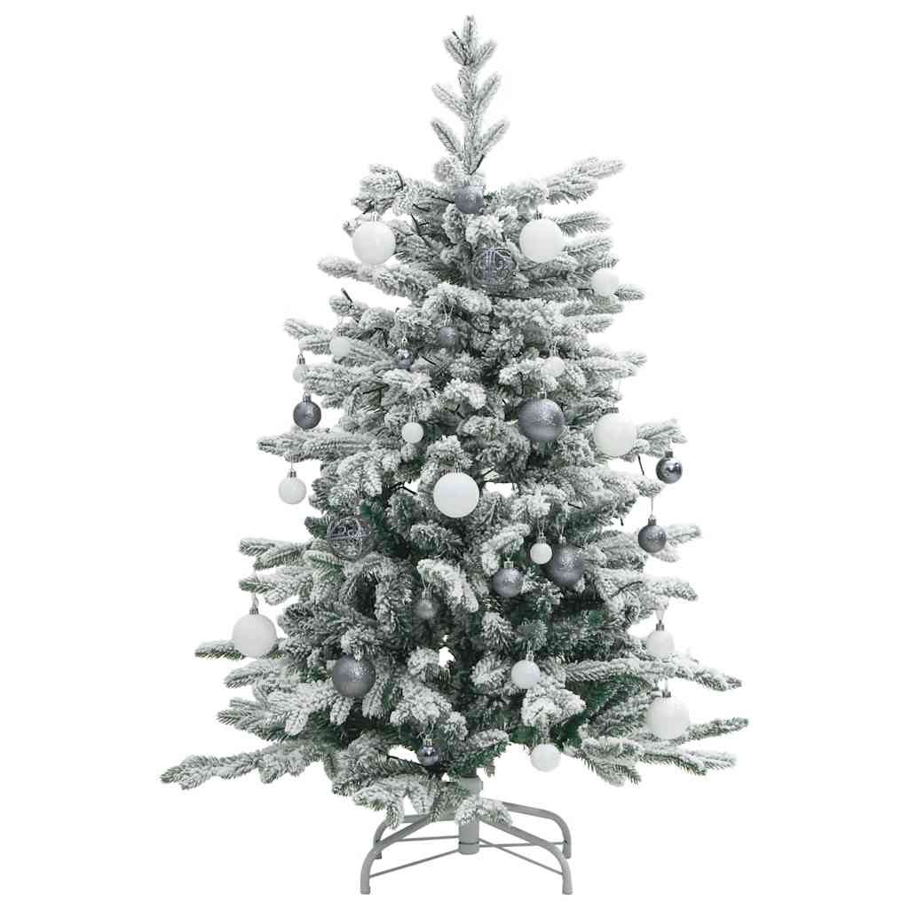 Artificial Hinged Christmas Tree 150 LEDs & Ball Set 59.1