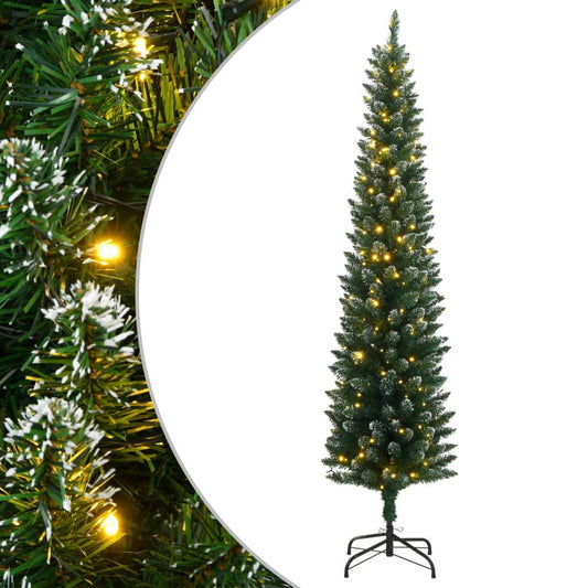 Artificial Slim Christmas Tree 300 LEDs 70.9