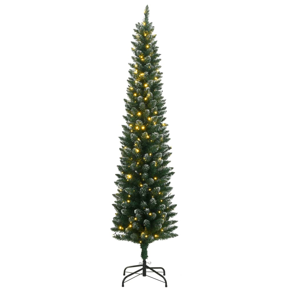 Artificial Slim Christmas Tree 300 LEDs 70.9
