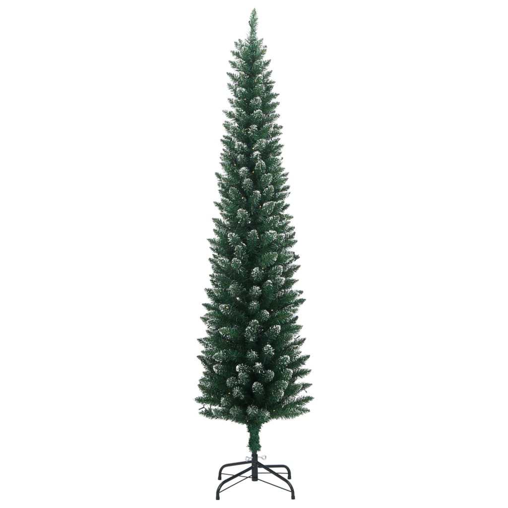 Artificial Slim Christmas Tree 300 LEDs 70.9