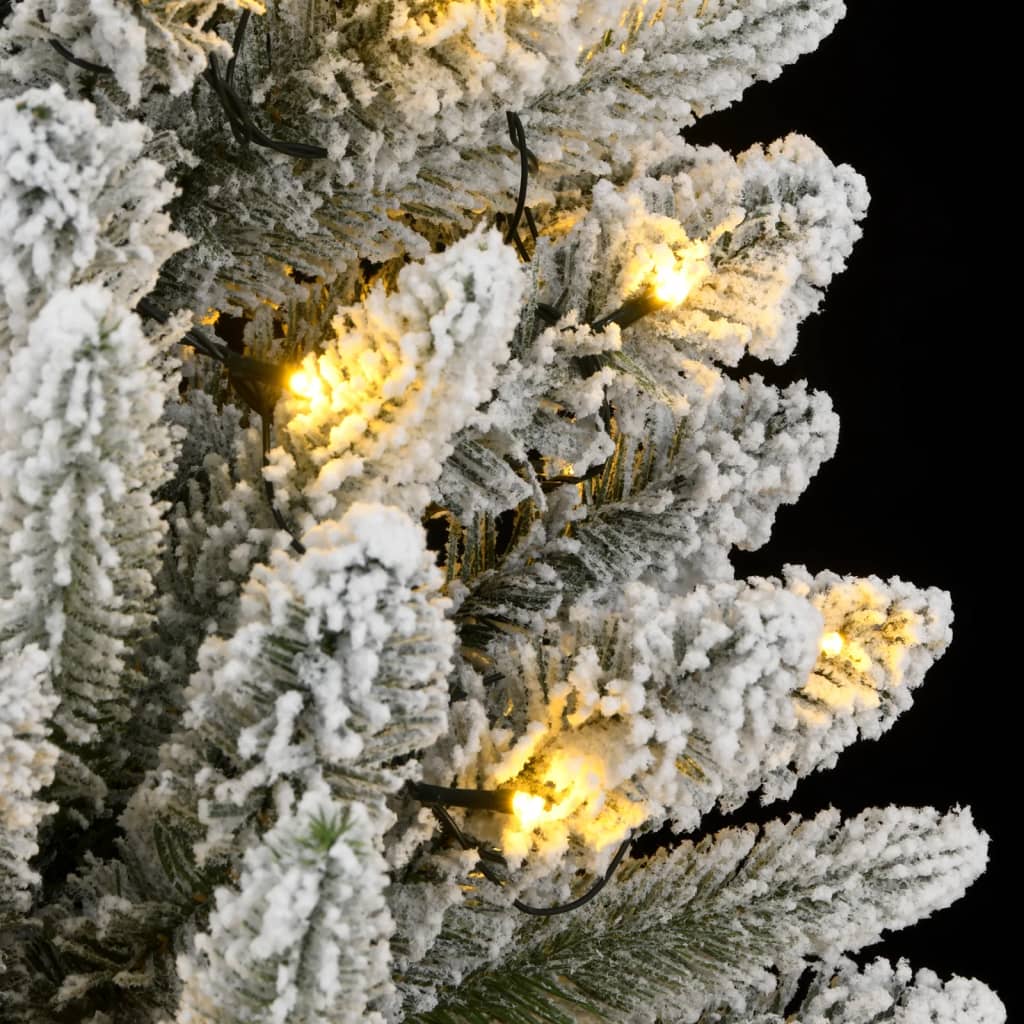 Artificial Christmas Tree 300 LEDs and Flocked Snow 82.7