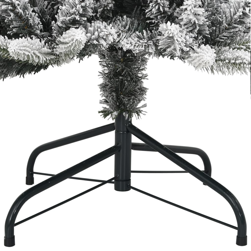 Artificial Christmas Tree 300 LEDs and Flocked Snow 82.7