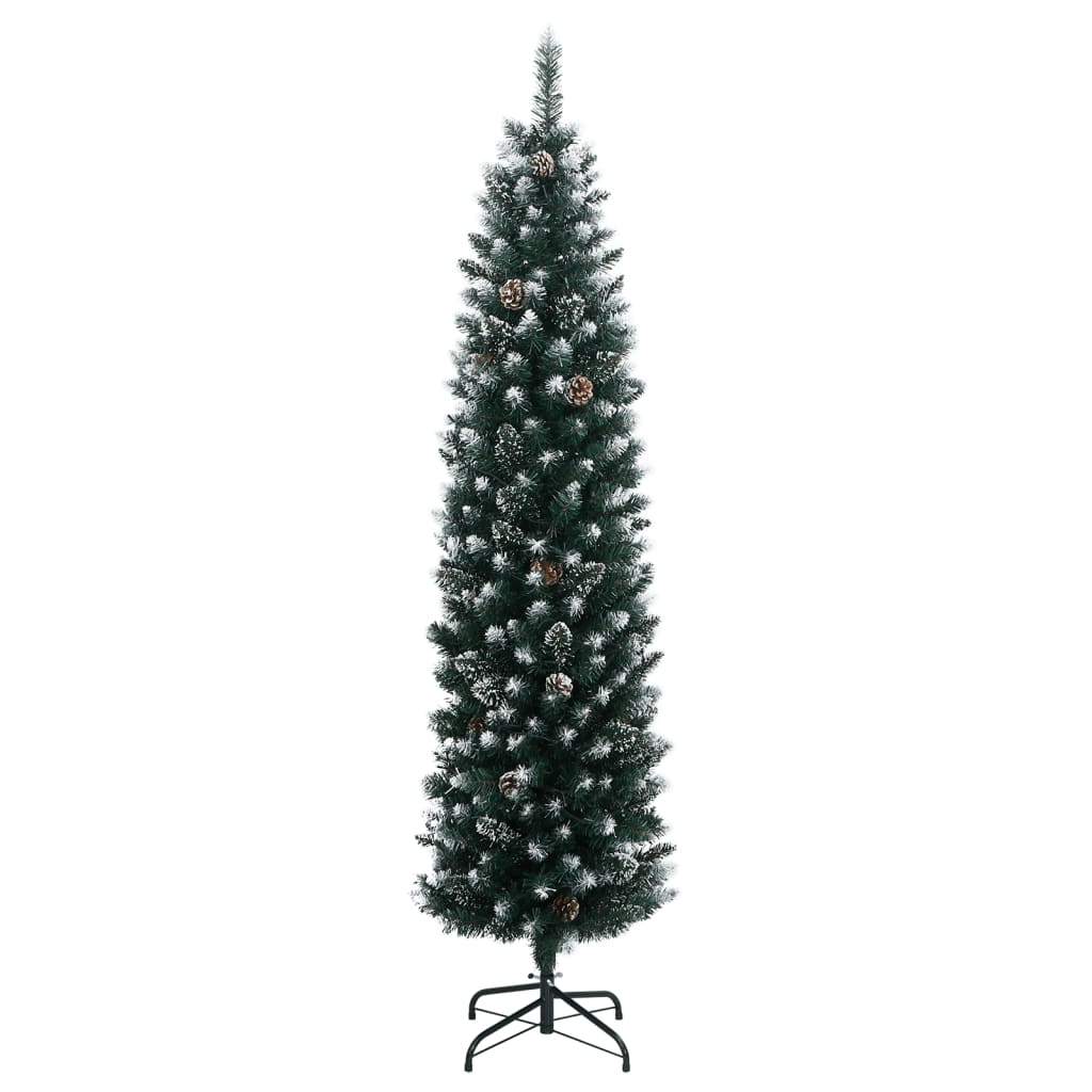 Artificial Slim Christmas Tree 300 LEDs 82.7