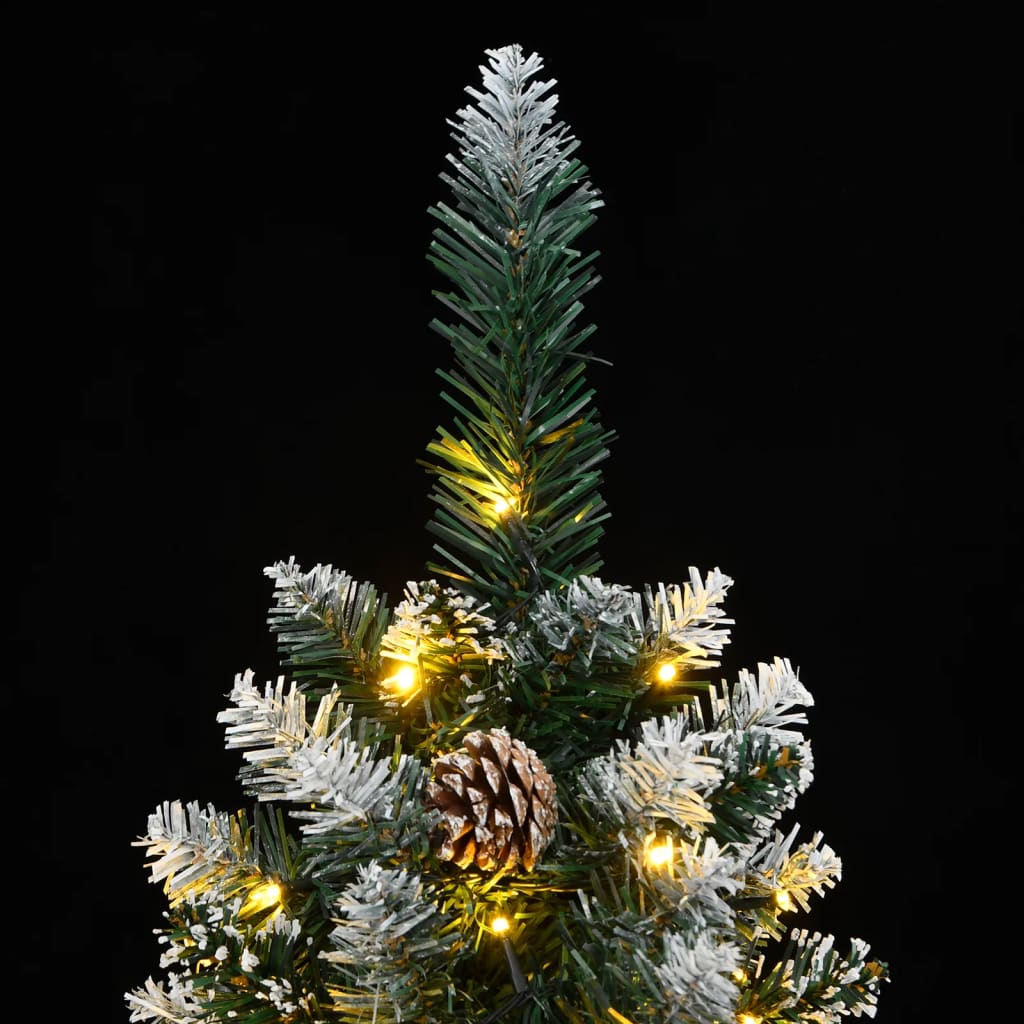 Artificial Slim Christmas Tree 300 LEDs 82.7
