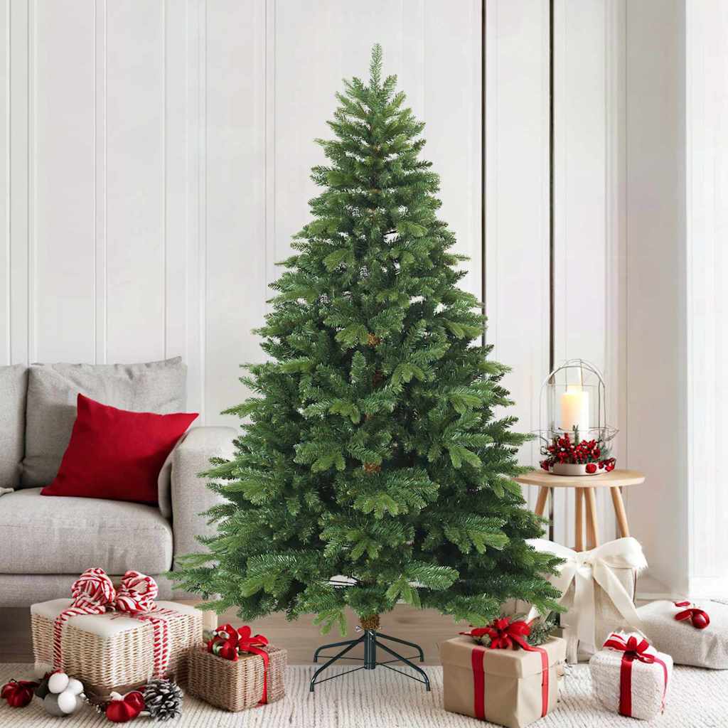 Artificial Hinged Christmas Tree with Stand Green 70.87 in
