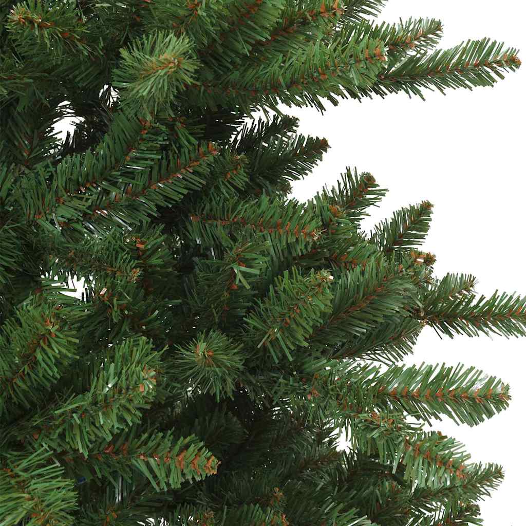 Artificial Hinged Christmas Tree Green 59.06 in PVC, steel