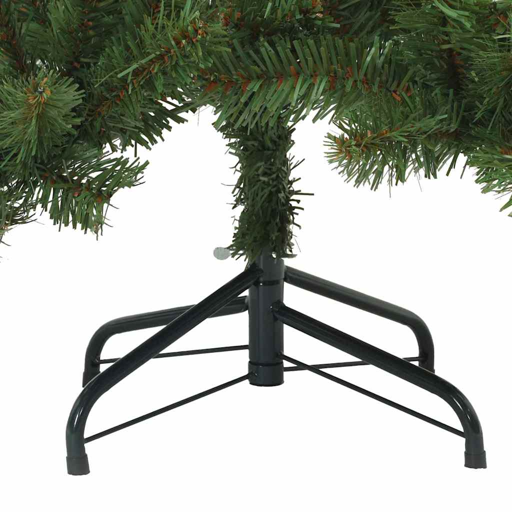 Artificial Hinged Christmas Tree Green 59.06 in PVC, steel