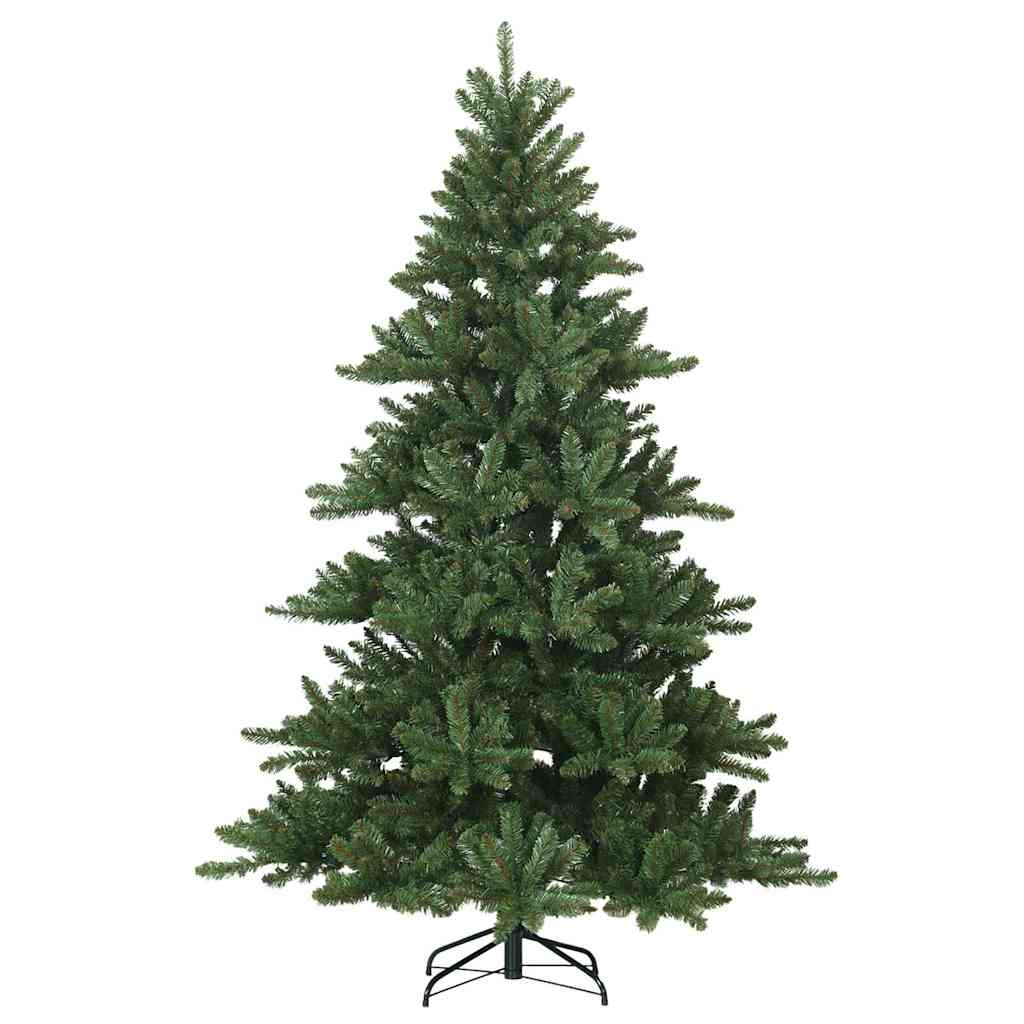 Artificial Hinged Christmas Tree Green 82.68 in PVC, steel
