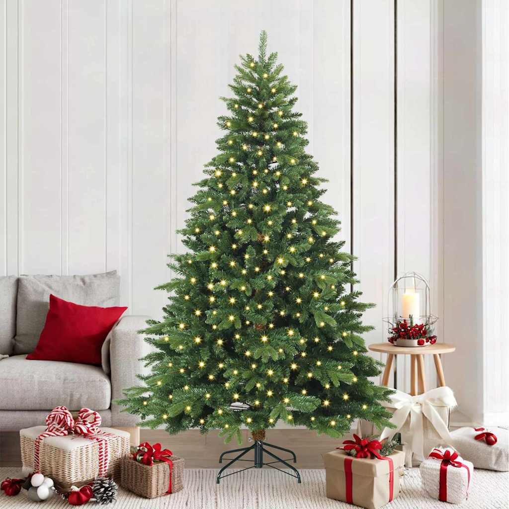 Artificial Christmas Tree with Stand Green 82.68 in PE and PVC