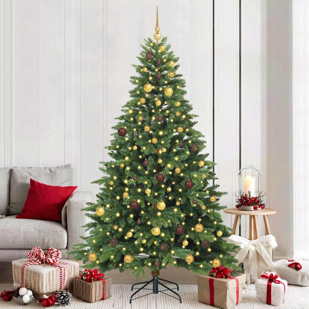 Artificial Christmas Tree with Stand Green 82.68 in PE and PVC