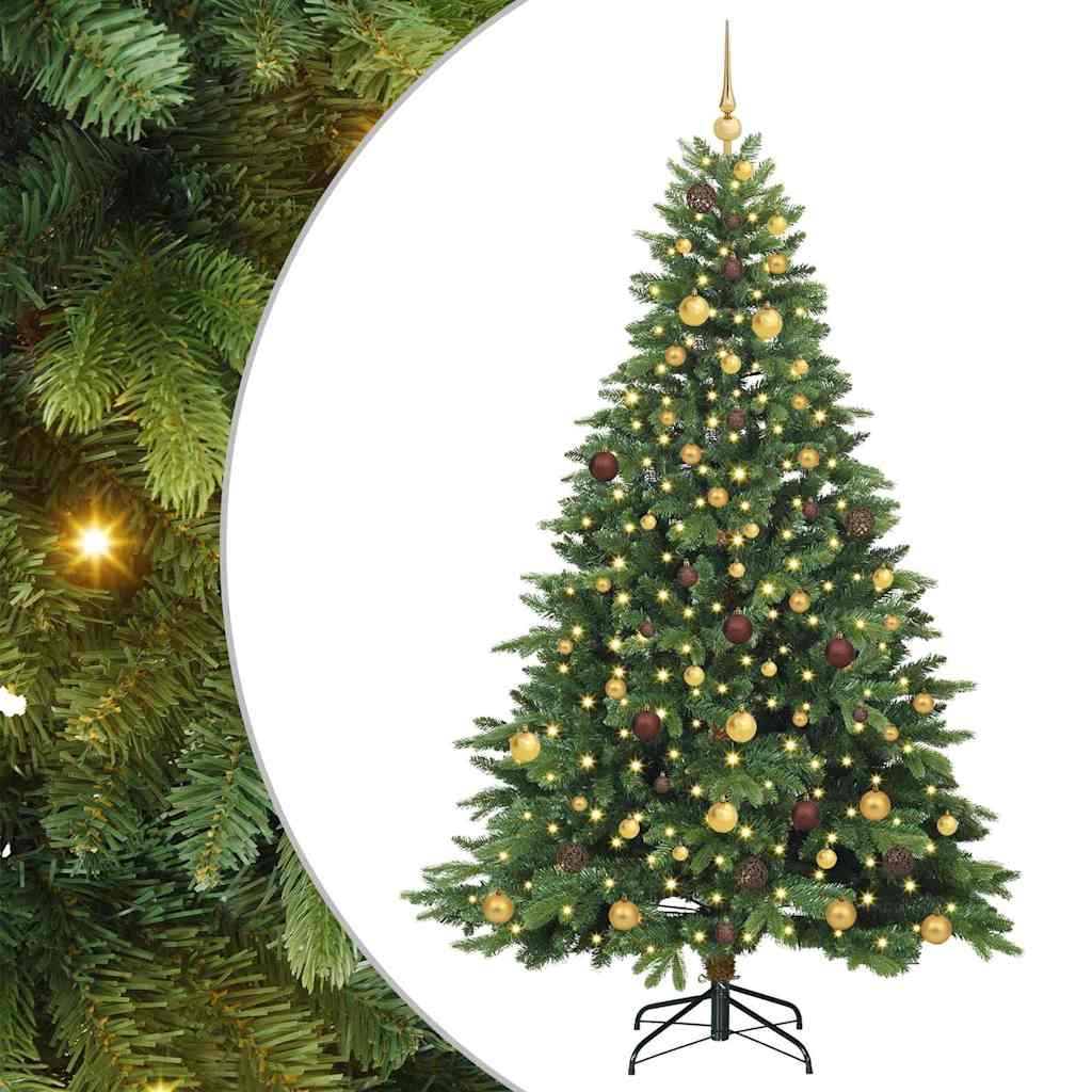 Artificial Christmas Tree with Stand Green 82.68 in PE and PVC