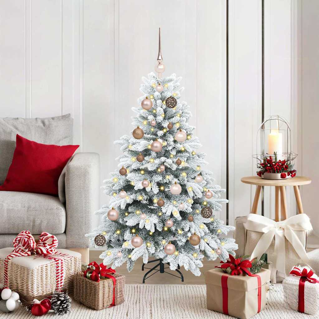 Artificial Christmas Tree with Stand White 47.24 in PE and PVC