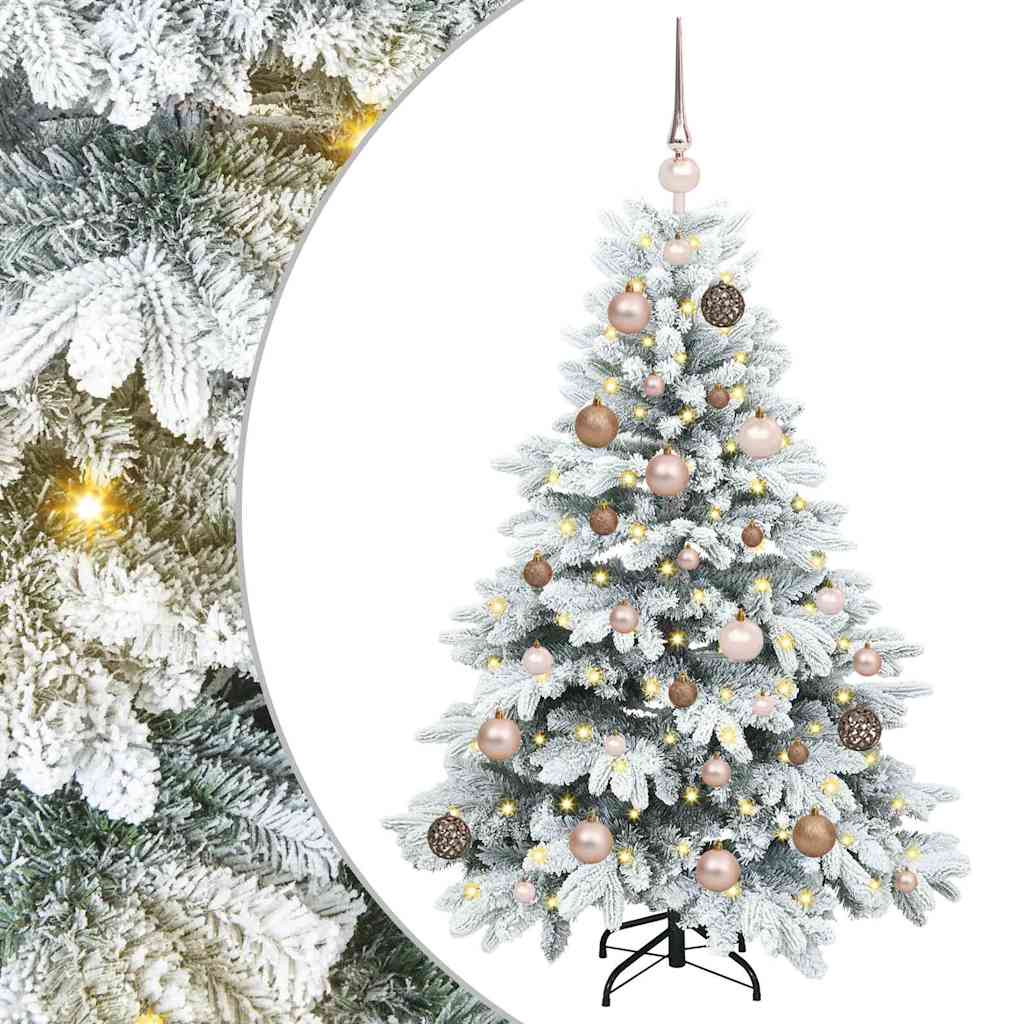 Artificial Christmas Tree with Stand White 47.24 in PE and PVC