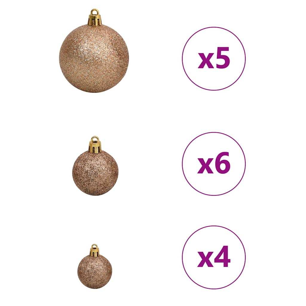 Artificial Christmas Tree with Stand White 47.24 in PE and PVC