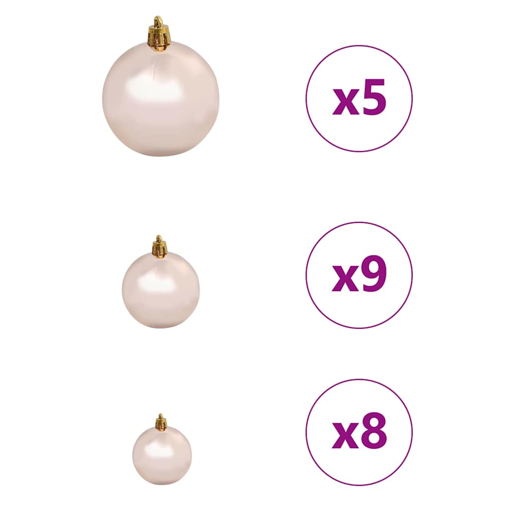 Artificial Christmas Tree with Stand White 47.24 in PE and PVC