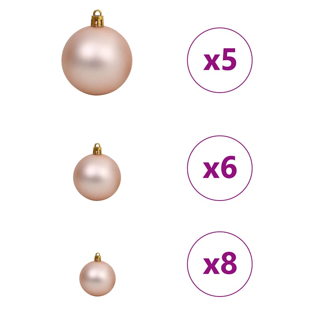 Artificial Christmas Tree with Stand White 47.24 in PE and PVC