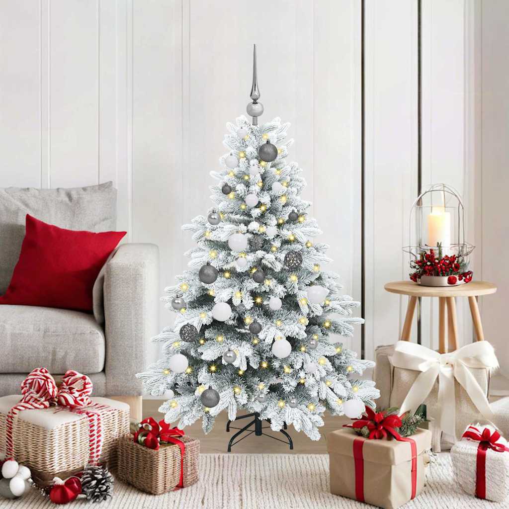 Artificial Christmas Tree with Stand White 47.24 in PE and PVC