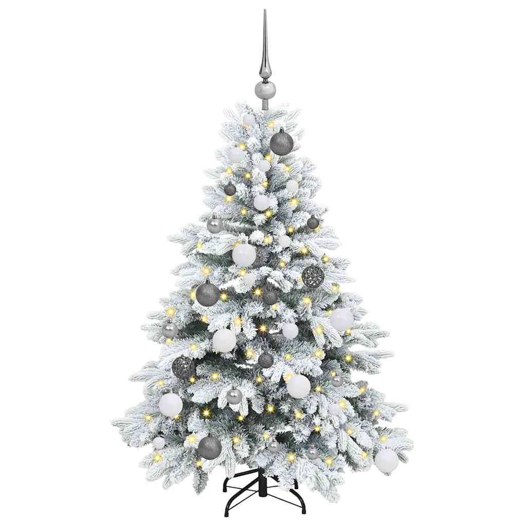 Artificial Christmas Tree with Stand White 47.24 in PE and PVC