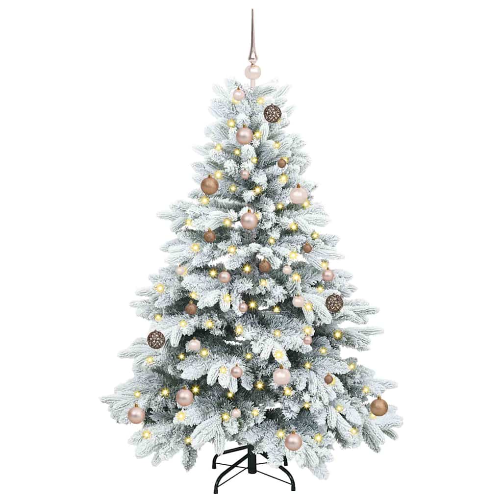 Artificial Christmas Tree with Stand White 59.06 in PE and PVC