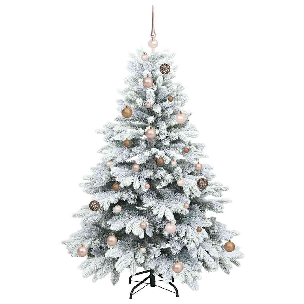 Artificial Christmas Tree with Stand White 59.06 in PE and PVC