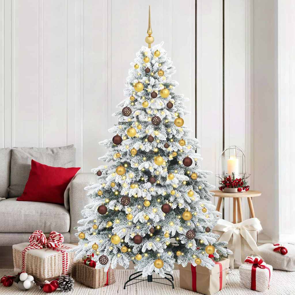 Artificial Christmas Tree with Stand White 70.87 in PE and PVC