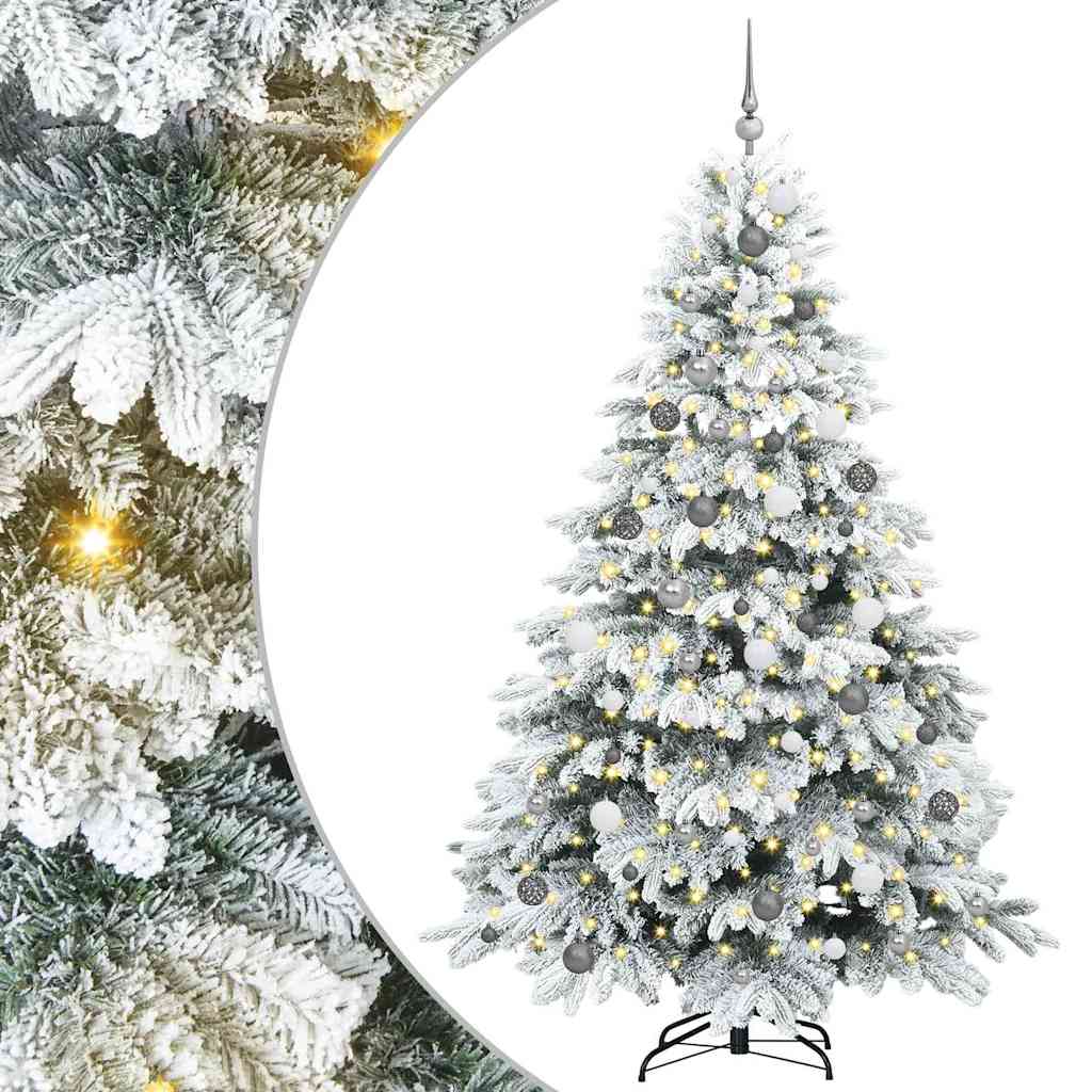 Artificial Christmas Tree with Stand White 82.68 in PE and PVC