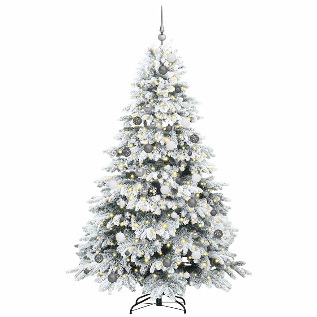 Artificial Christmas Tree with Stand White 82.68 in PE and PVC