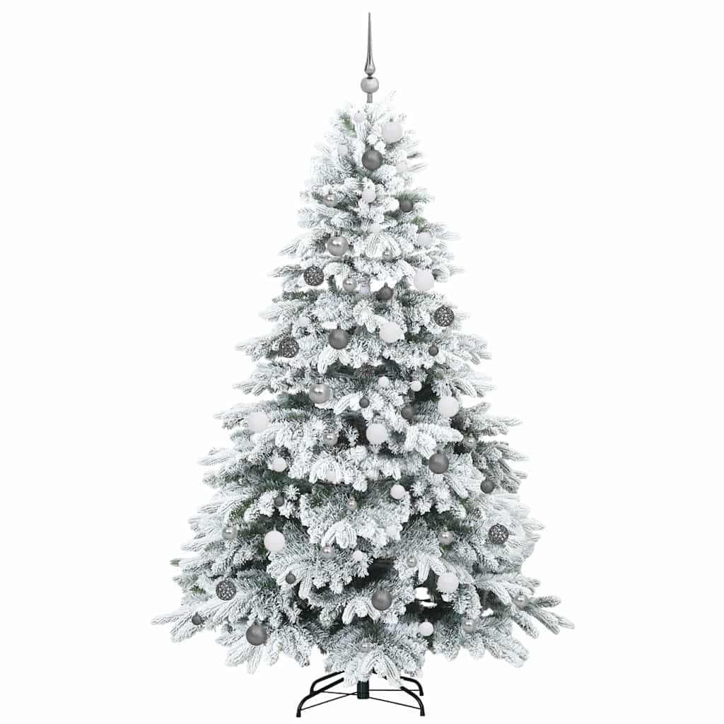 Artificial Christmas Tree with Stand White 82.68 in PE and PVC