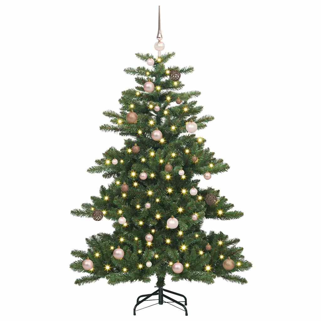 Artificial Hinged Christmas Tree Green 59.06 in PVC and Steel