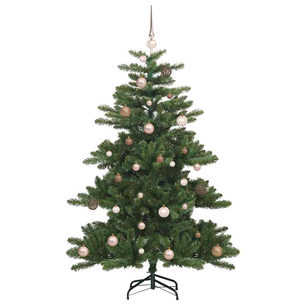 Artificial Hinged Christmas Tree Green 59.06 in PVC and Steel
