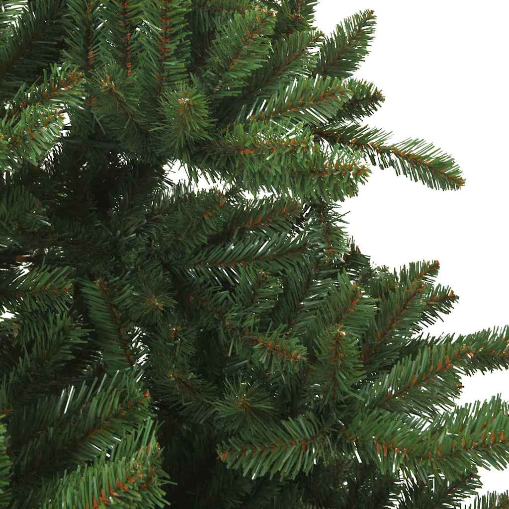 Artificial Hinged Christmas Tree Green 82.68 in PVC and Steel