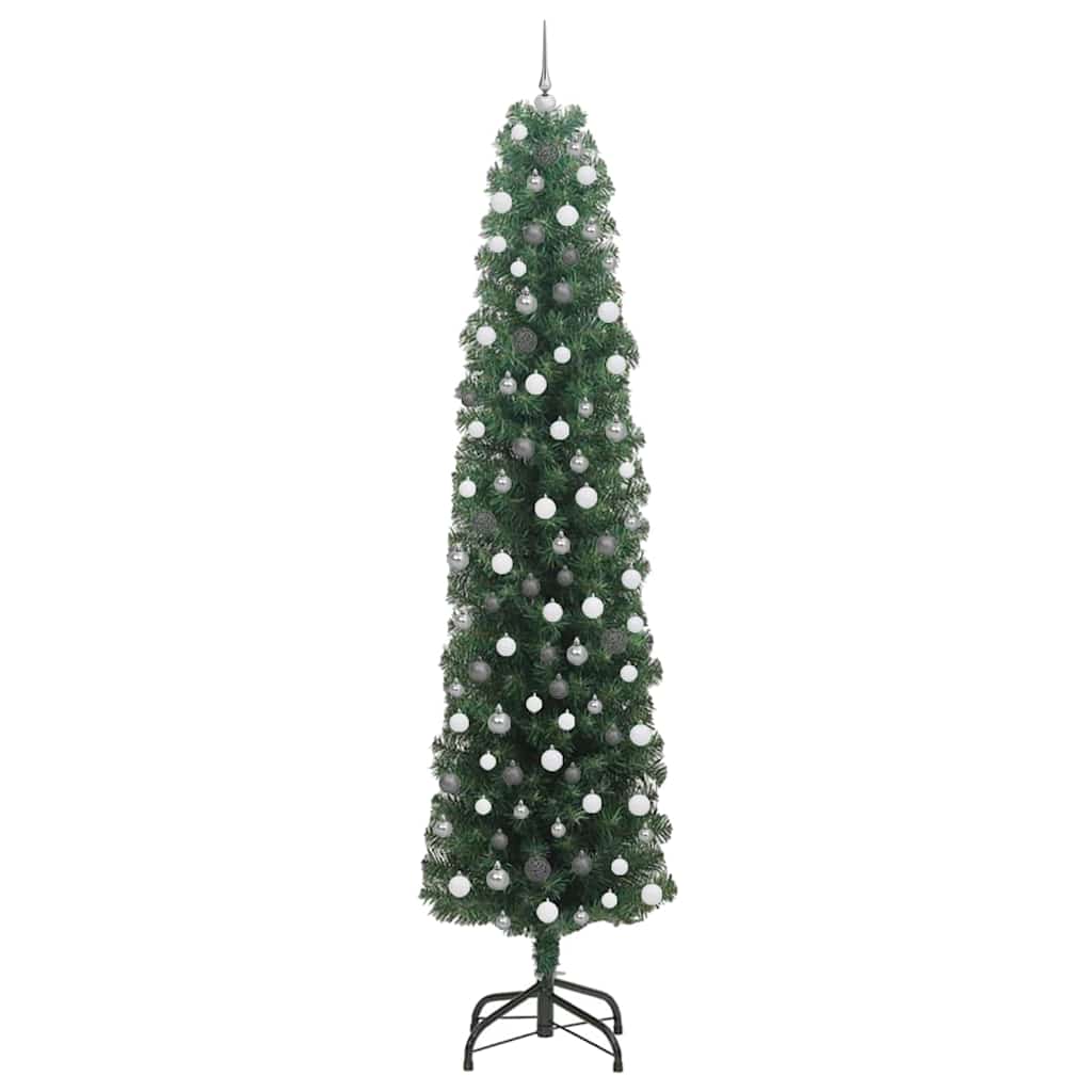 Artificial Christmas Tree with 300 LEDs Green 94.49 in