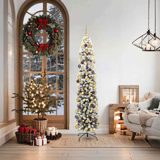 Artificial Christmas Tree with 300 LEDs Green 70.87 in