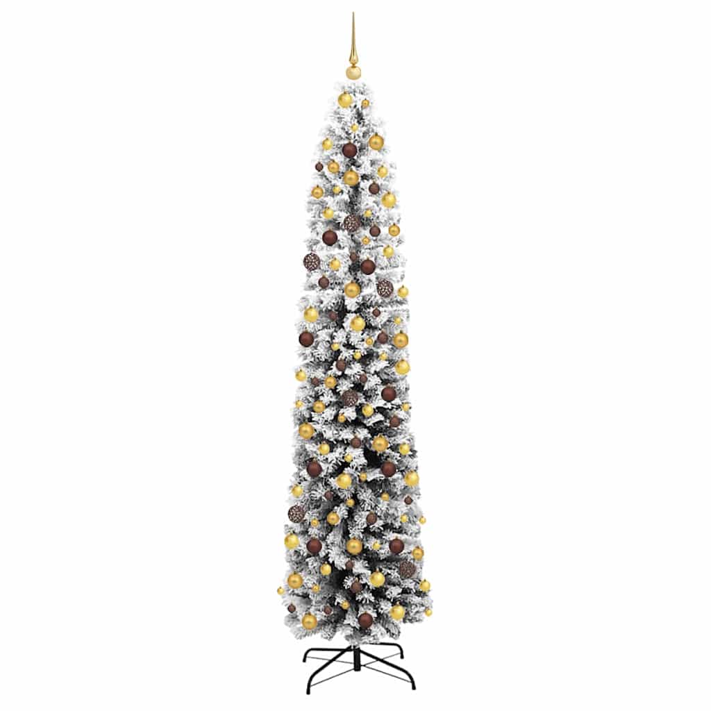 Artificial Christmas Tree with 300 LEDs Green 82.68 in