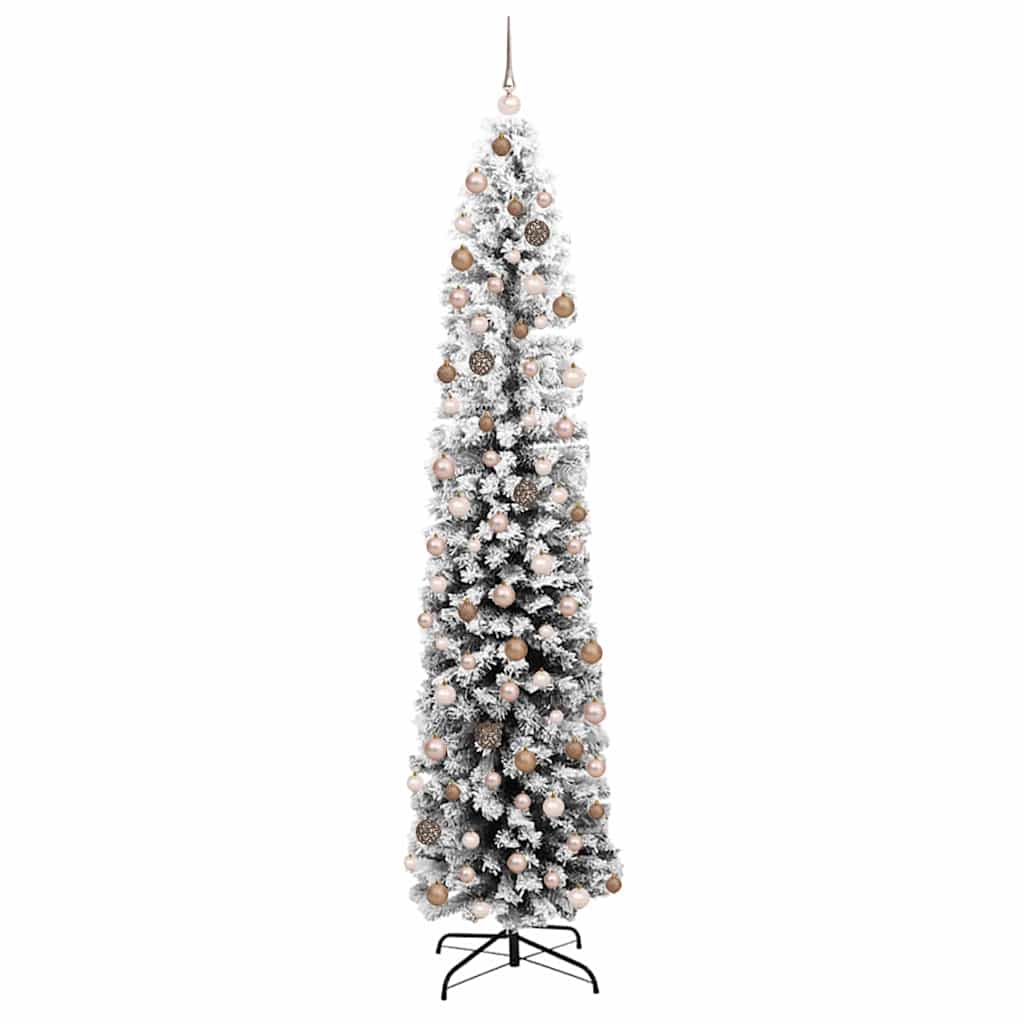 Artificial Christmas Tree with 300 LEDs Green 82.68 in
