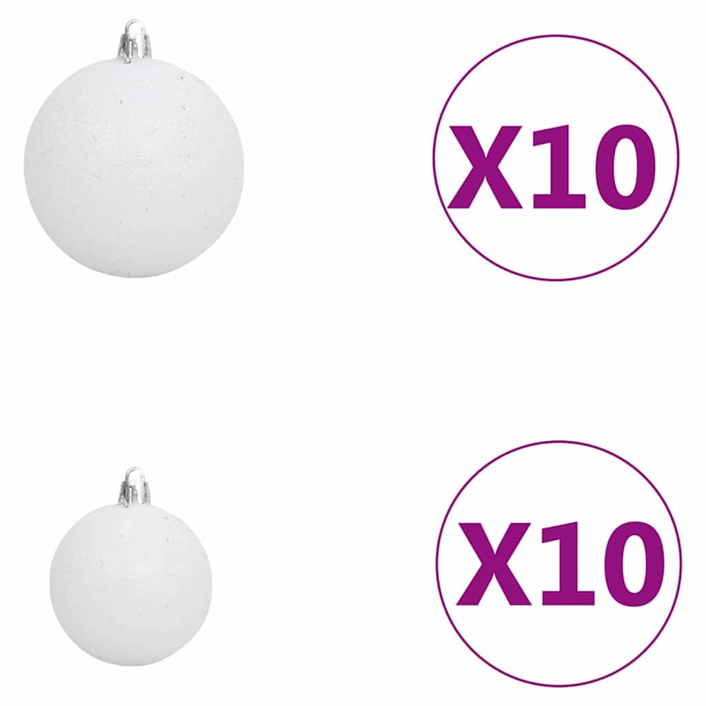 Artificial Christmas Tree with 300 LEDs Green 82.68 in